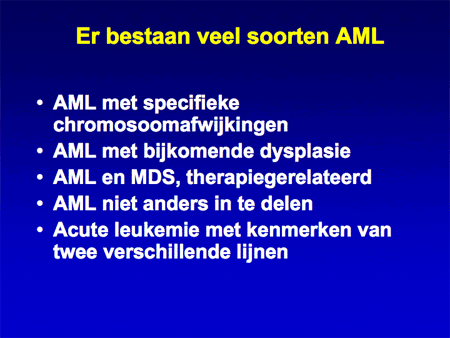 Acute myeloïde leukemie (AML incl. APL) dia 8