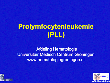 Prolymfocytenleukemie (PLL) dia 1