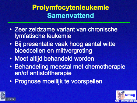 Prolymfocytenleukemie (PLL) dia 10