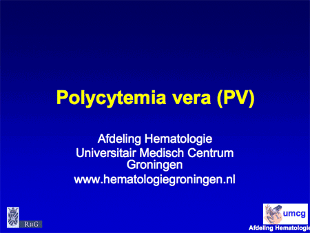Polycytemia vera (PV) dia 1