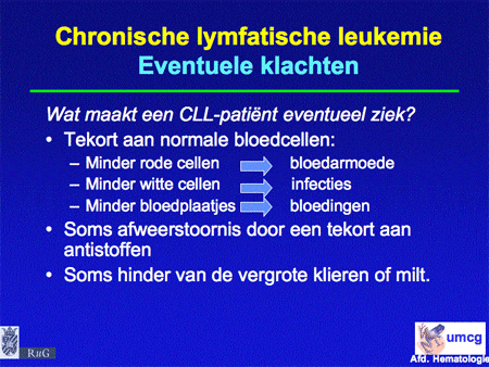 Chronisch Lymfatische Leukemie (CLL) dia 4