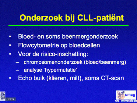 Chronisch Lymfatische Leukemie (CLL) dia 8