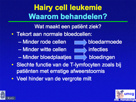 Hairy cell leukemie (HCL) dia 13