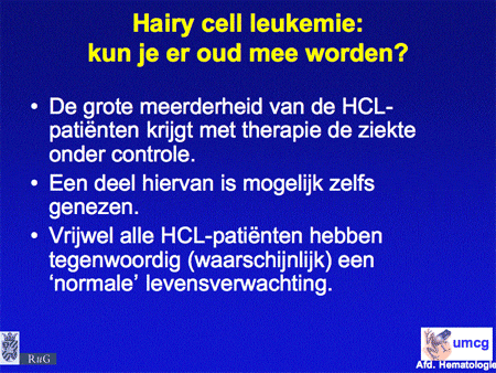 Hairy cell leukemie (HCL) dia 19