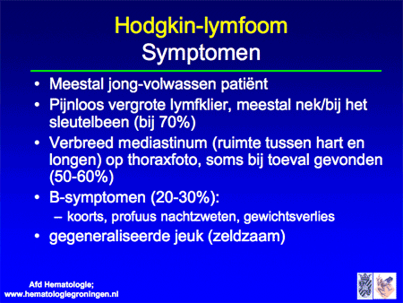 Hodgkin-lymfoom / ziekte van Hodgkin dia 6