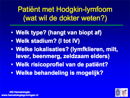Hodgkin-lymfoom / ziekte van Hodgkin dia 10