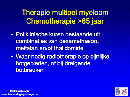 Multipel myeloom / ziekte van Kahler dia 21